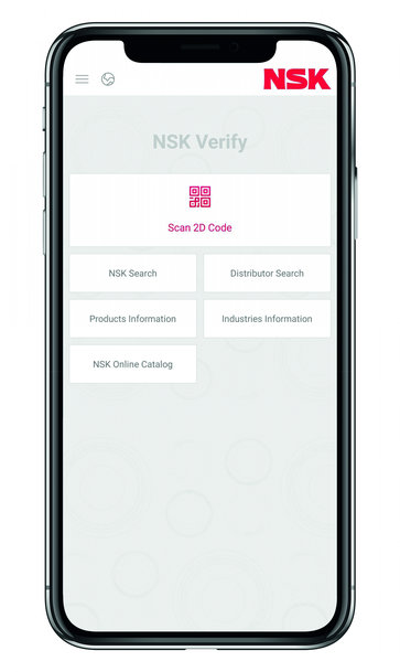 В обновленное приложение NSK Verify добавлены промышленные подшипники